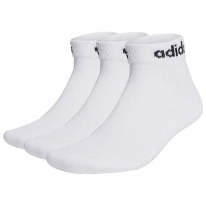 ADIDAS Linear Αθλητικές Κάλτσες Λευκές 3 Ζεύγη - 141444