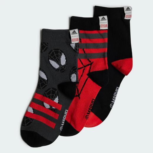 Adidas Marvel Spider-Man Αθλητικές Κάλτσες 3 Ζεύγη