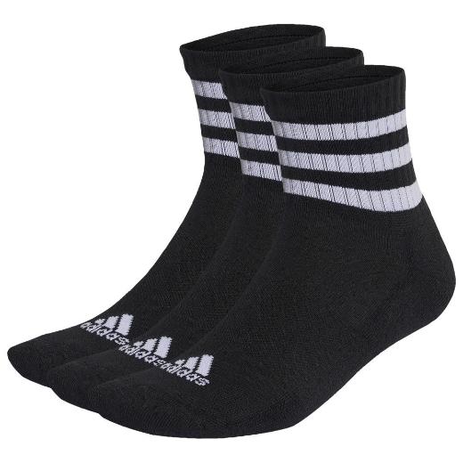 ADIDAS 3-Stripes Cushioned Αθλητικές Κάλτσες 3 Ζεύγη