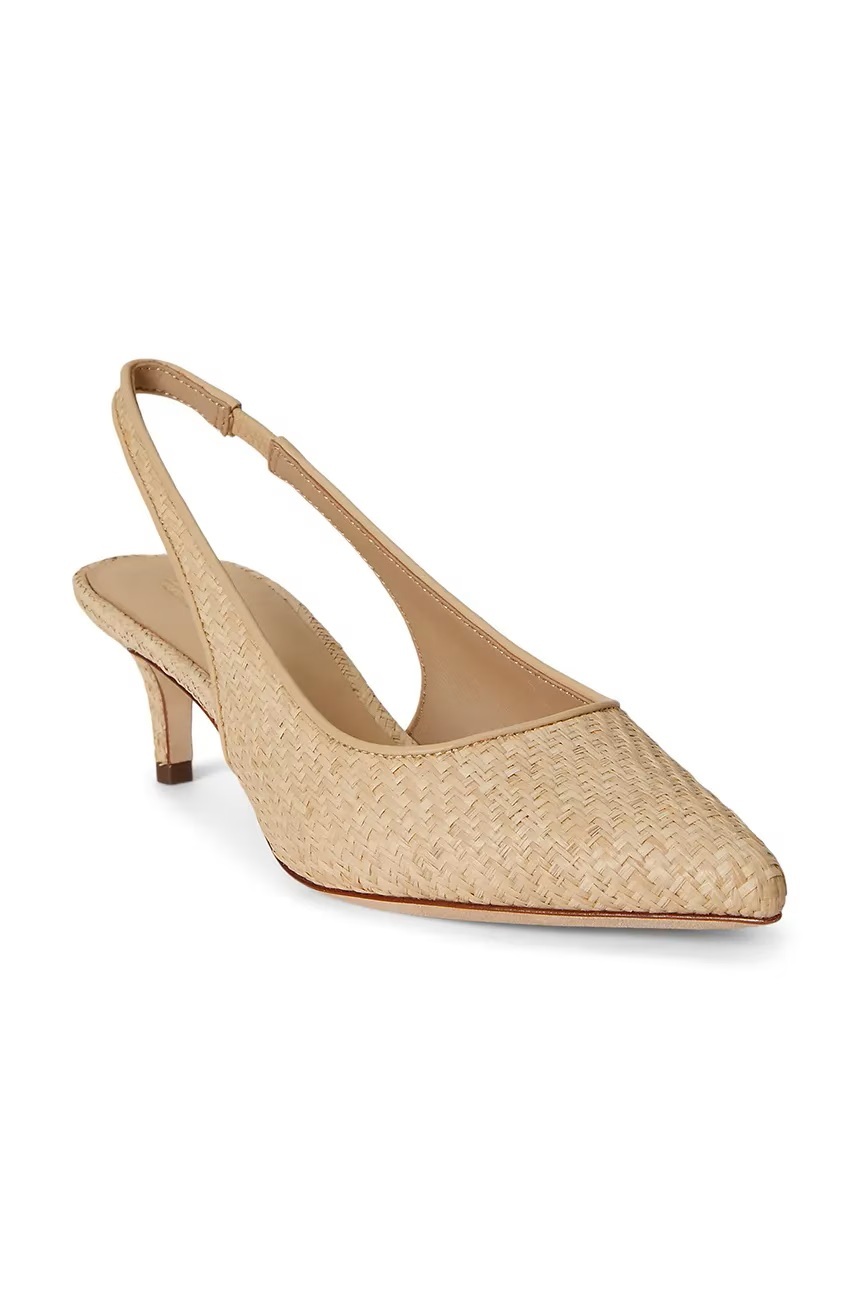 RALPH LAUREN TEXTURED RAFFIA-LOLAH II-PM-SLG 802P10394001 2