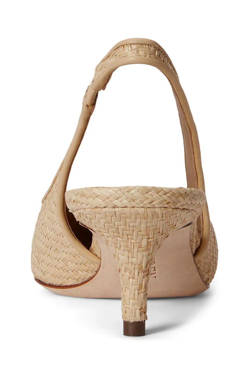RALPH LAUREN TEXTURED RAFFIA-LOLAH II-PM-SLG 802P10394001 4