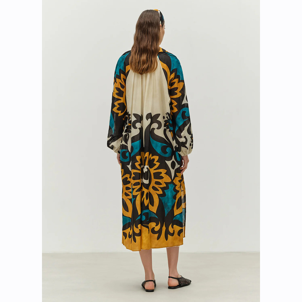 DEVOTION Long Dress Print (INNER LINING) "CHIRPY" 025.328G 3