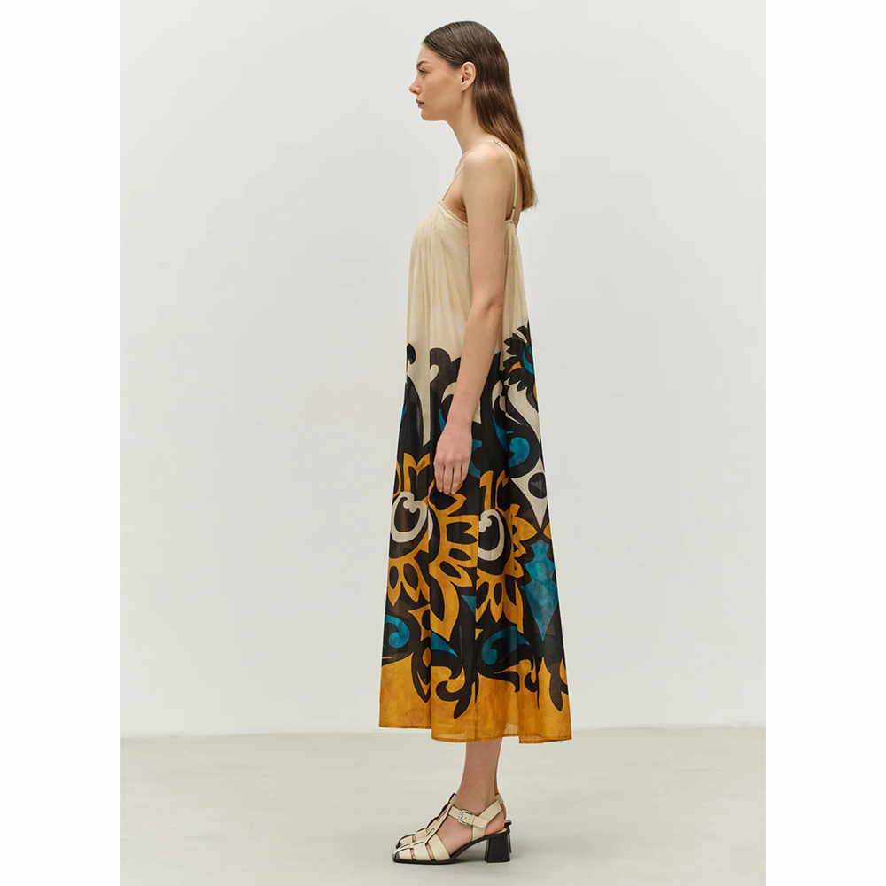 DEVOTION Long dress with print "WARMTH" 025.345G 3