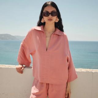 DEVOTION BLOUSE LINEN "ISALYN" 026.056G