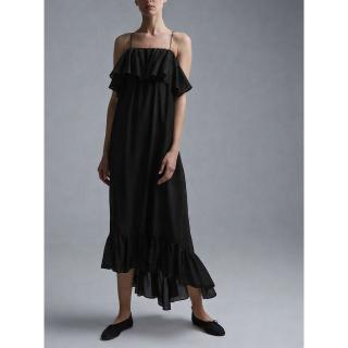DEVOTION DRESS WITH RUFFLE LYOCELL"AURA" 026.307G
