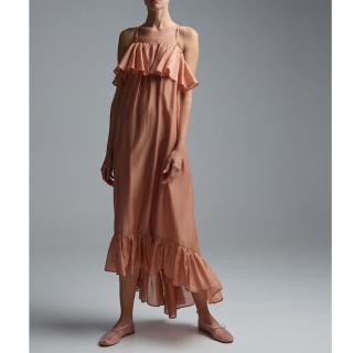 DEVOTION DRESS WITH RUFFLE LYOCELL"AURA" 026.307G