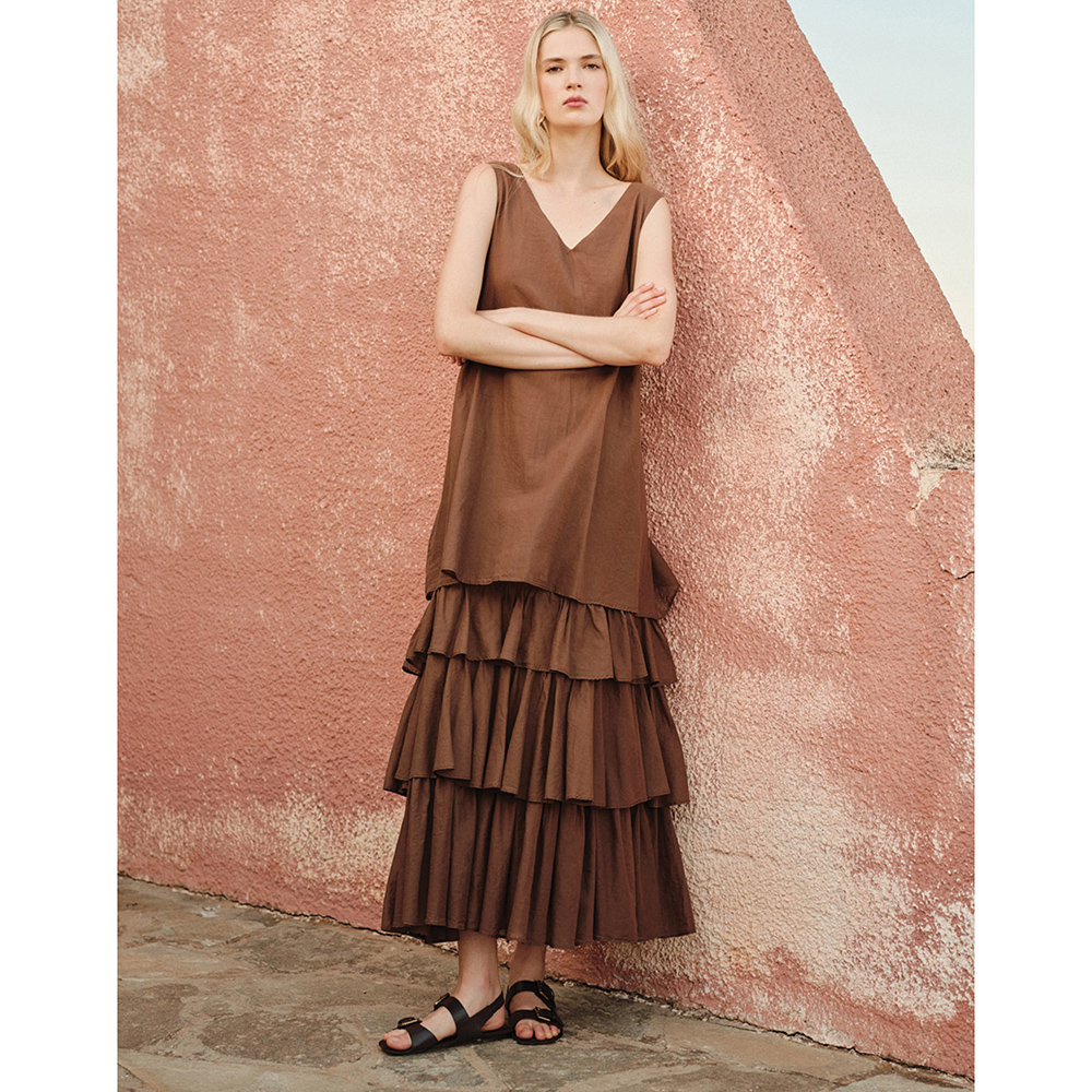 DEVOTION DRESS  VOILE "SUNFALL" 026.321G 1