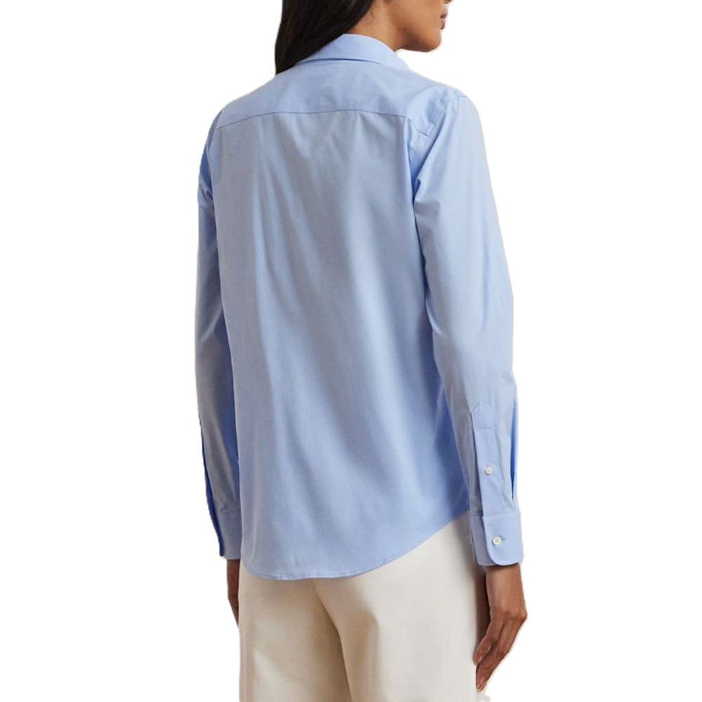 RALPH LAUREN 50S STRTCH NON IRON-LS SHIRT W/ CHST EMB 200684553 2