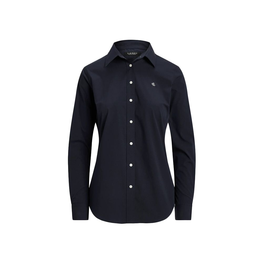 LAUREN RALPH LAUREN 50S STRTCH NON IRON-LS SHIRT W/ CHST EMB 200684553003 4