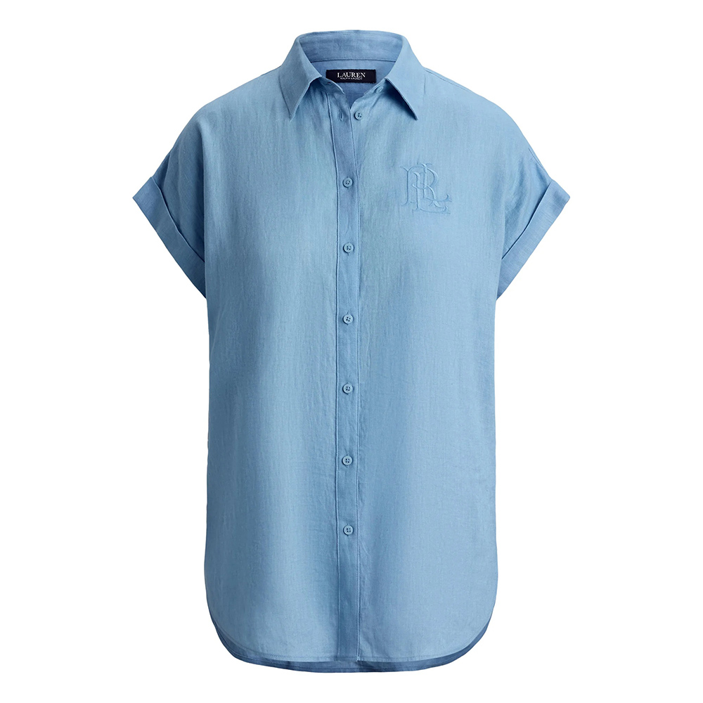 LAUREN RALPH LAUREN TISSUE LINEN-SS SHIRT 200874259011 4