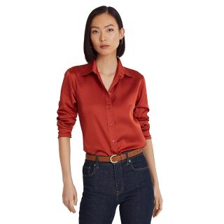 LAUREN RALPH LAUREN JAMELKO-LONG SLEEVE-BUTTON FRONT SHIRT 200910047001