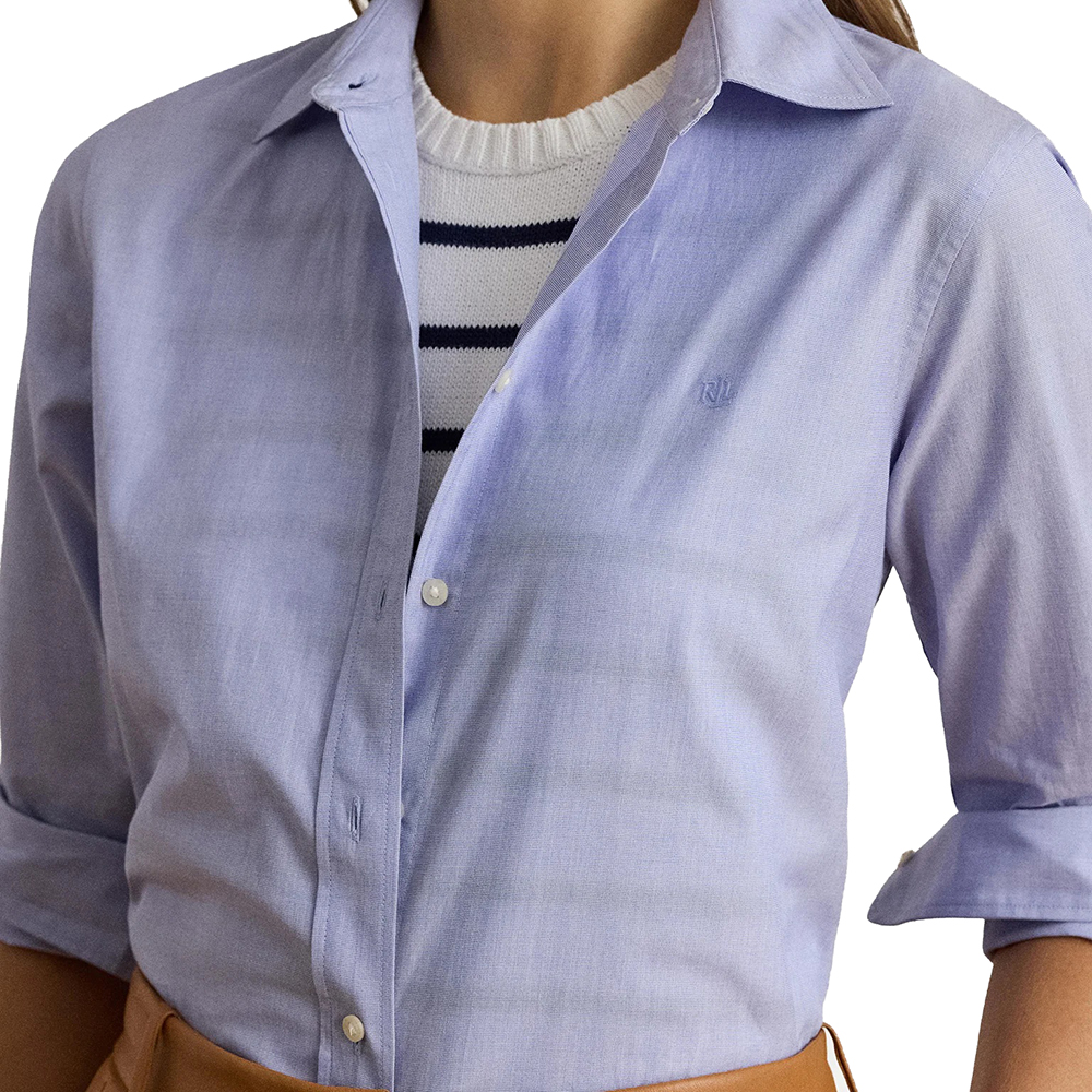 LAUREN RALPH LAUREN Y/D CTTN END ON END-SHIRT 200940254002 2