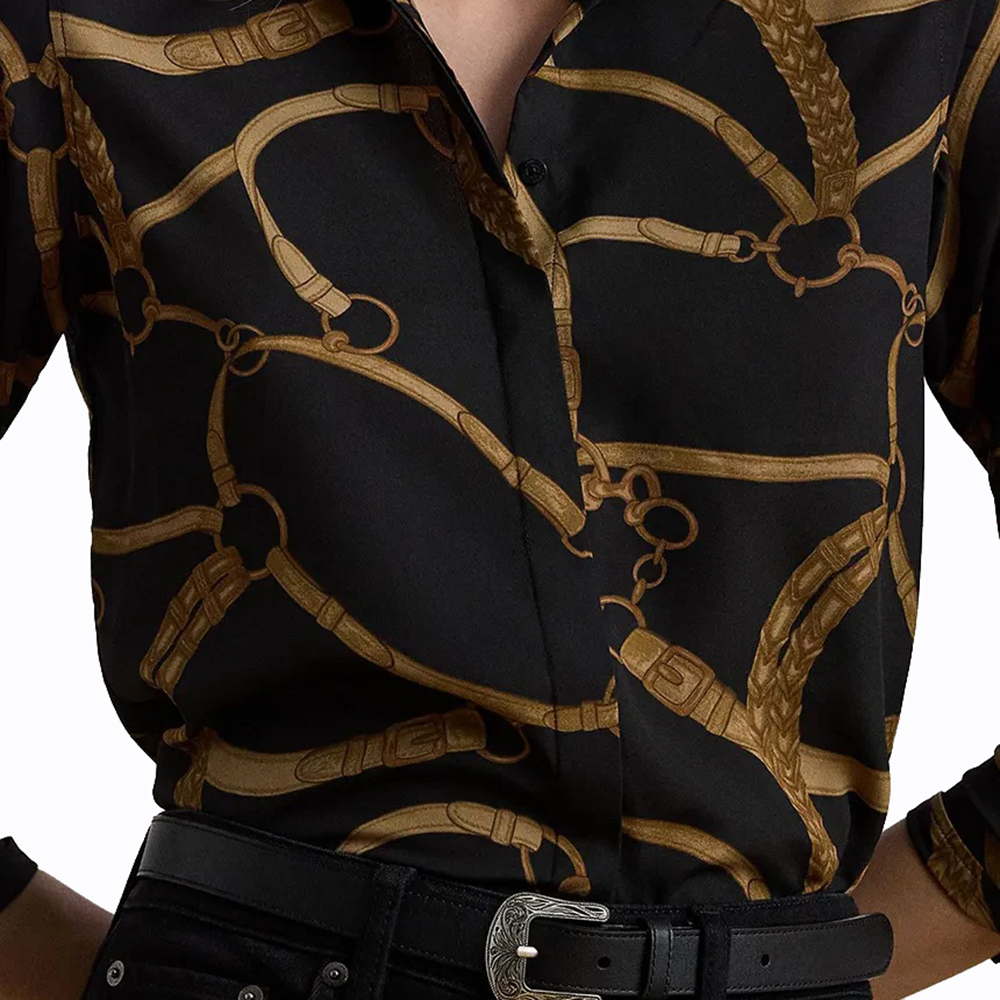 LAUREN RALPH LAUREN KRISTY-LONG SLEEVE-BUTTON FRONT SHIRT 200970823001 3
