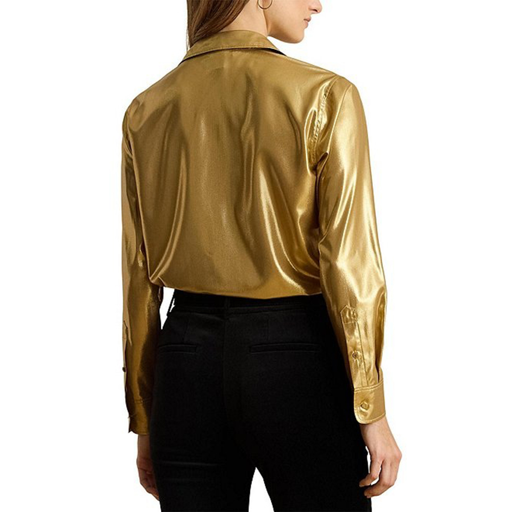 LAUREN RALPH LAUREN KRISTY-LONG SLEEVE-BUTTON FRONT SHIRT 200979902001 2