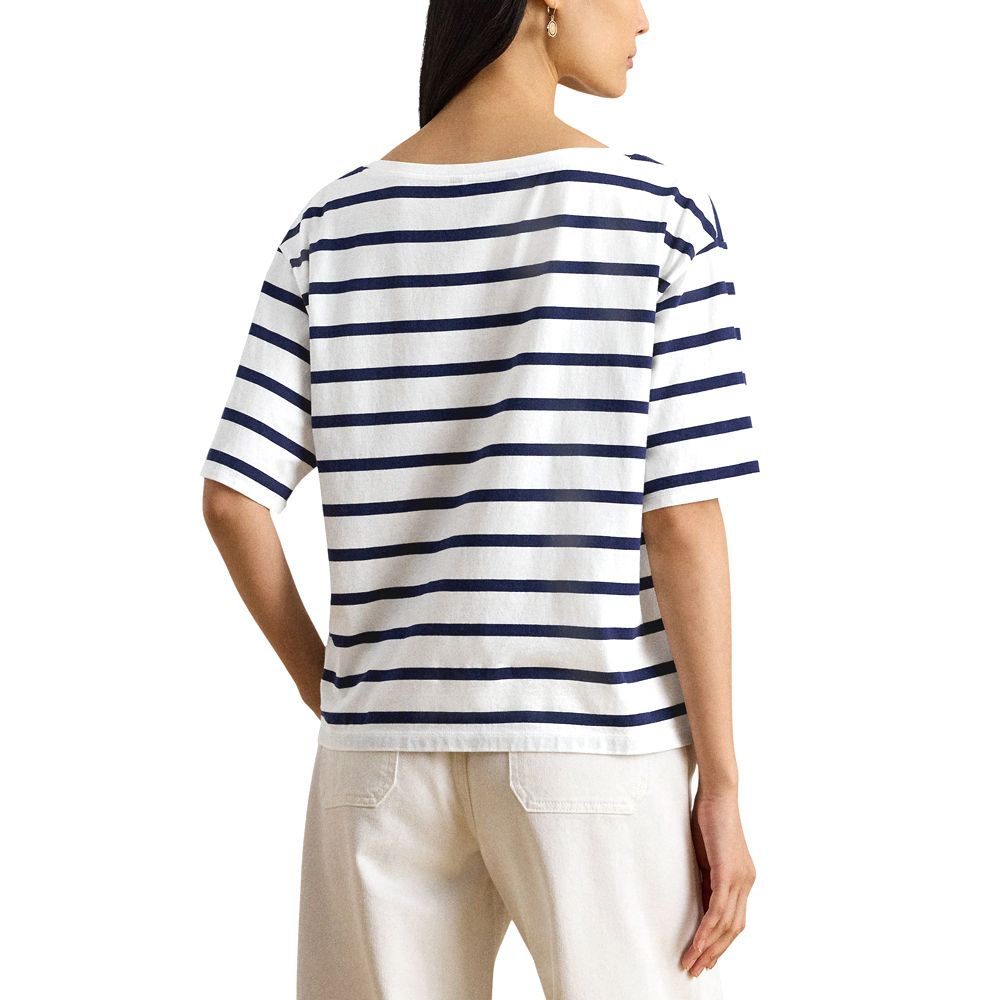LAUREN RALPH LAUREN COTTON JERSEY-KNIT TOP 200P03752002 2