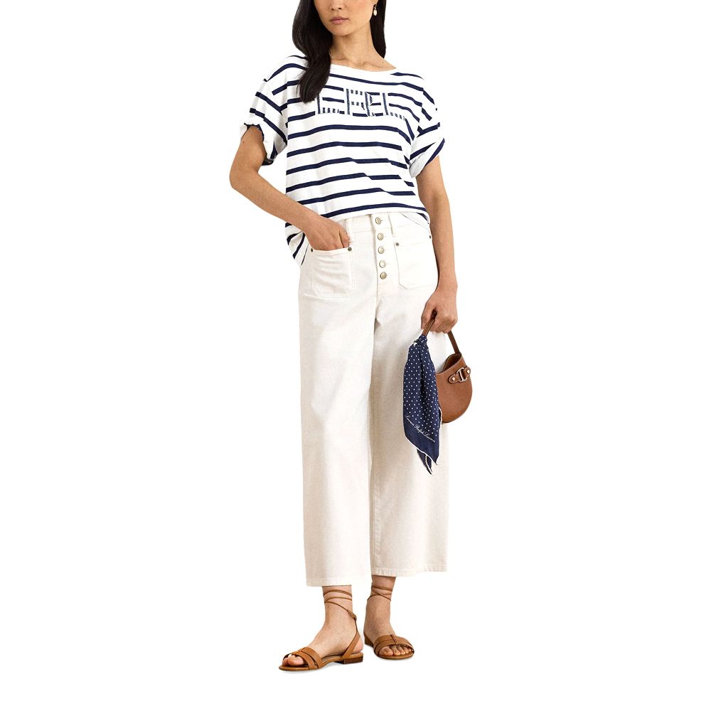 LAUREN RALPH LAUREN COTTON JERSEY-KNIT TOP 200P03752002 4