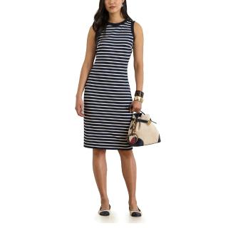 LAUREN RALPH LAUREN YD STRIPED PONTE-KNT-DRESSES 200P09091001