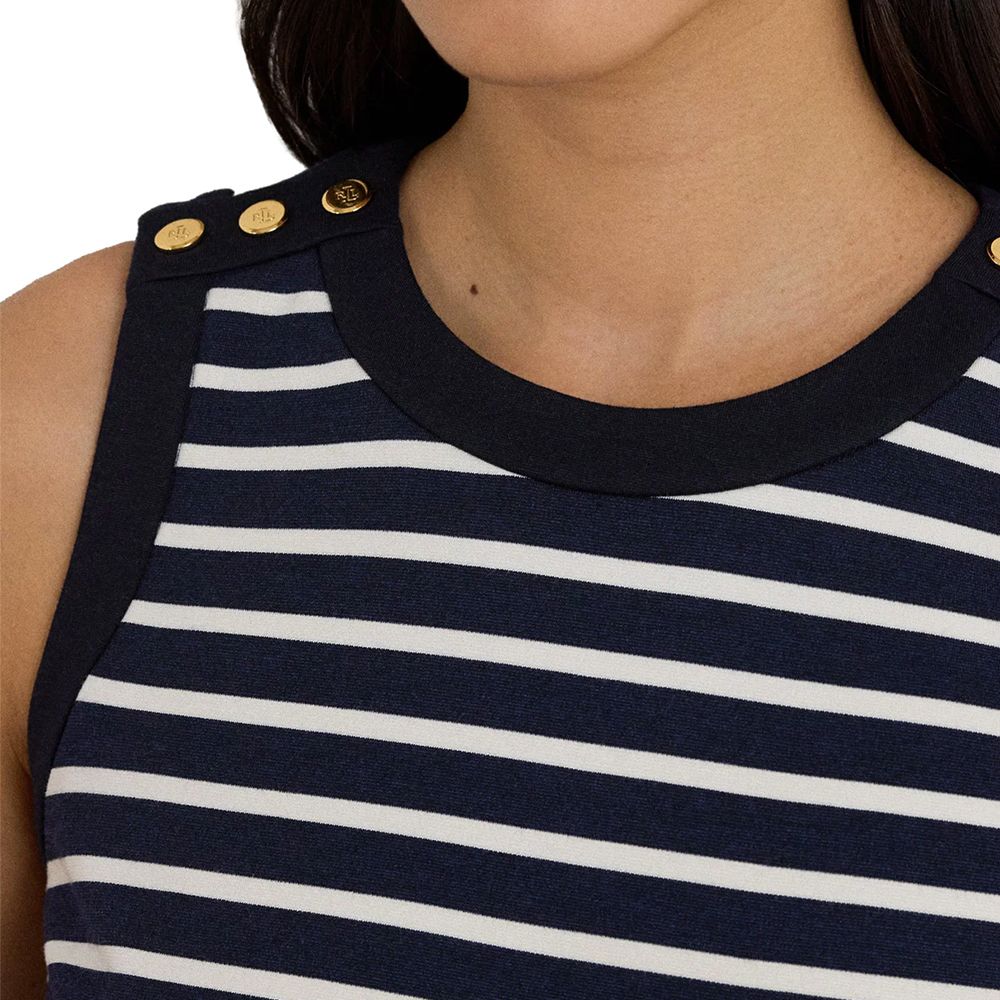 LAUREN RALPH LAUREN YD STRIPED PONTE-KNT-DRESSES 200P09091001 2