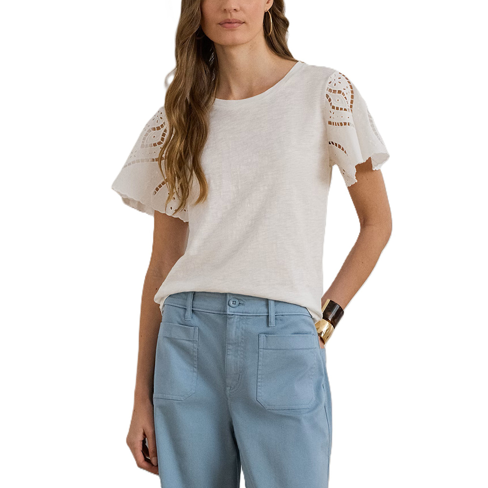 LAUREN RALPH LAUREN INDIE CTN SLUB JRSY-KNT-PULLOVER 200P09104003 1