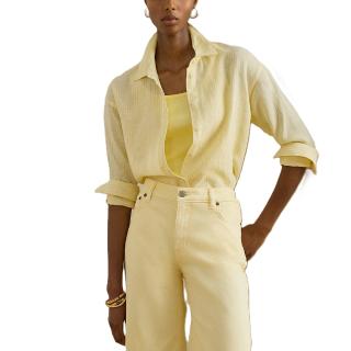 LAUREN RALPH LAUREN Y/D TISSUE LINEN-WVN-SHIRT 200P13588001