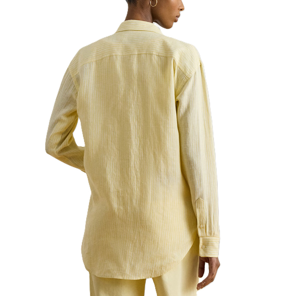 LAUREN RALPH LAUREN Y/D TISSUE LINEN-WVN-SHIRT 200P13588001 2