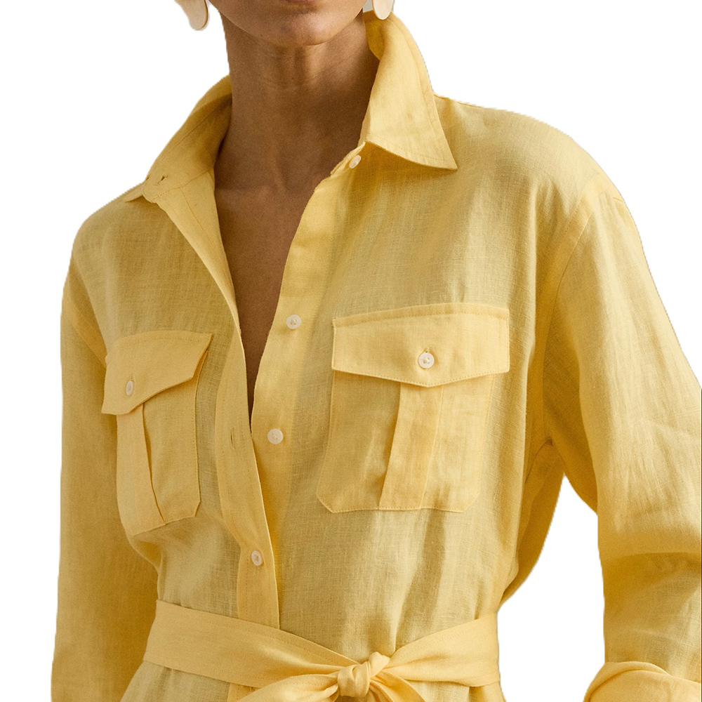 LAUREN RALPH LAUREN SOFT DRAPEY LINEN-WVN-DRESSES 200P13684005 3