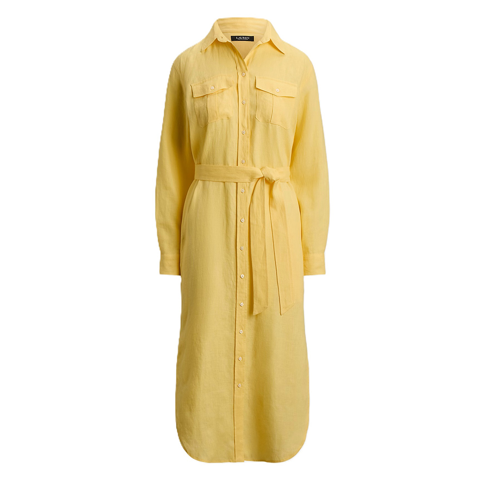 LAUREN RALPH LAUREN SOFT DRAPEY LINEN-WVN-DRESSES 200P13684005 4