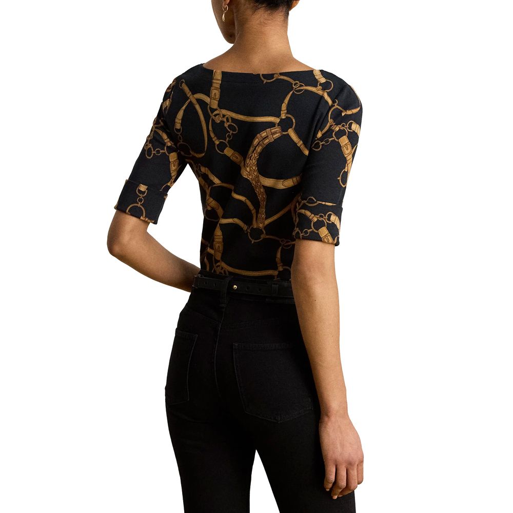 RALPH LAUREN REFINED STR 1X1 RIB-KNT-T-SHIRT 200P13948 2