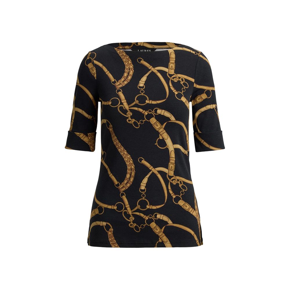 RALPH LAUREN REFINED STR 1X1 RIB-KNT-T-SHIRT 200P13948 5