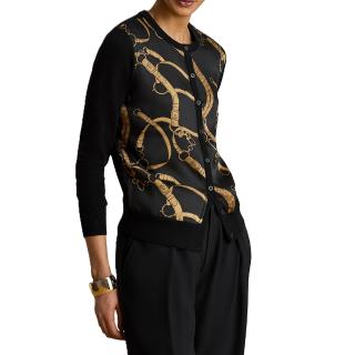 RALPH LAUREN COTTON MODAL-SWEATER-CARDIGAN 200P13977