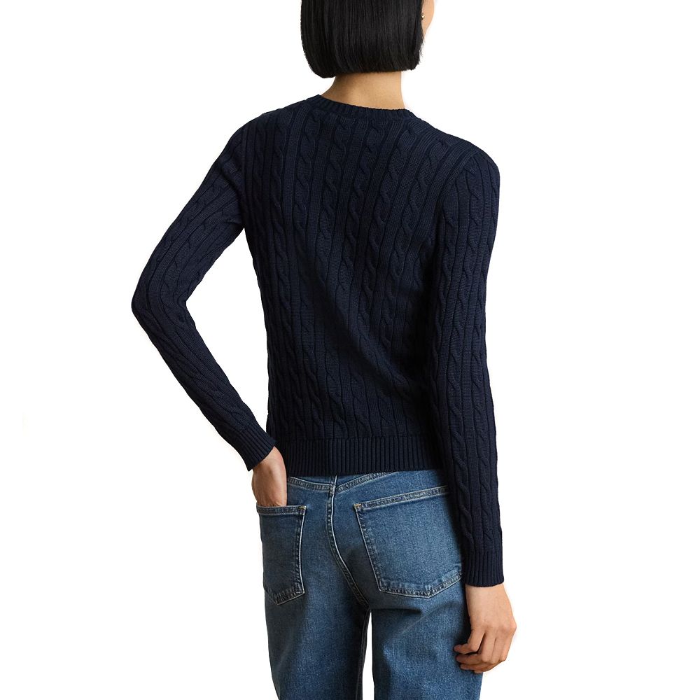 RALPH LAUREN BR RAYON PLTD CTN-SWEATER-PULLOVER 200P14039 2