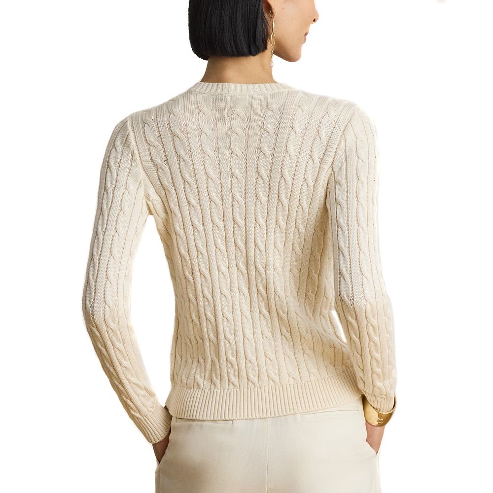 RALPH LAUREN BR RAYON PLTD CTN-SWEATER-CARDIGAN 200P14040 2