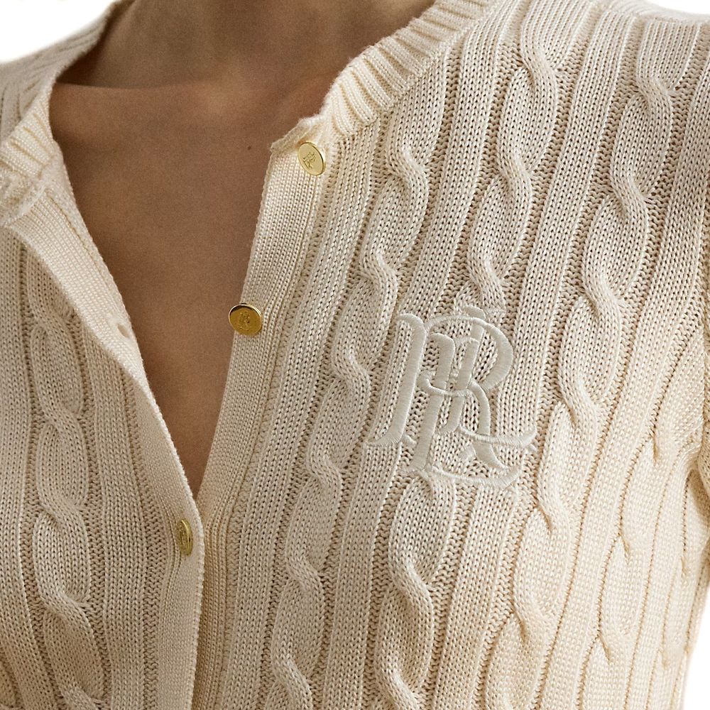 RALPH LAUREN BR RAYON PLTD CTN-SWEATER-CARDIGAN 200P14040 3