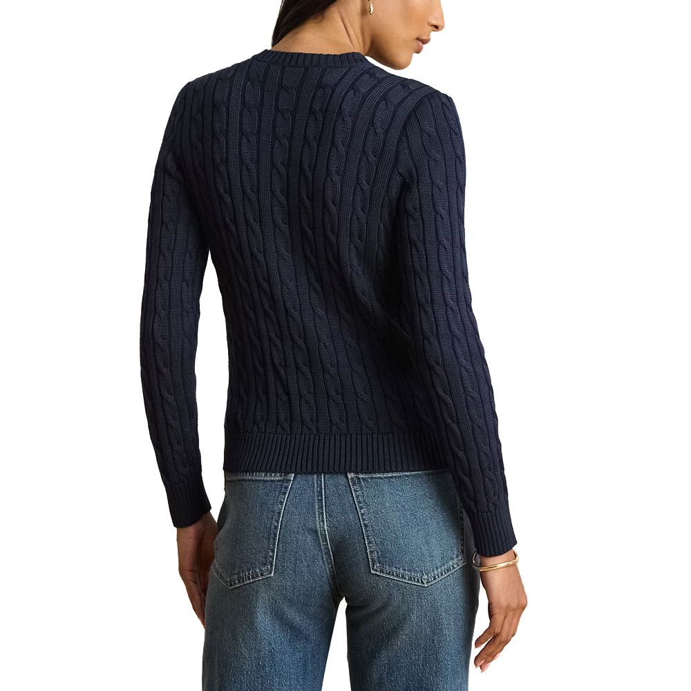 RALPH LAUREN BR RAYON PLTD CTN-SWEATER-CARDIGAN 200P14040 2