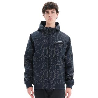 Men's Ribbed Jacket with Hood