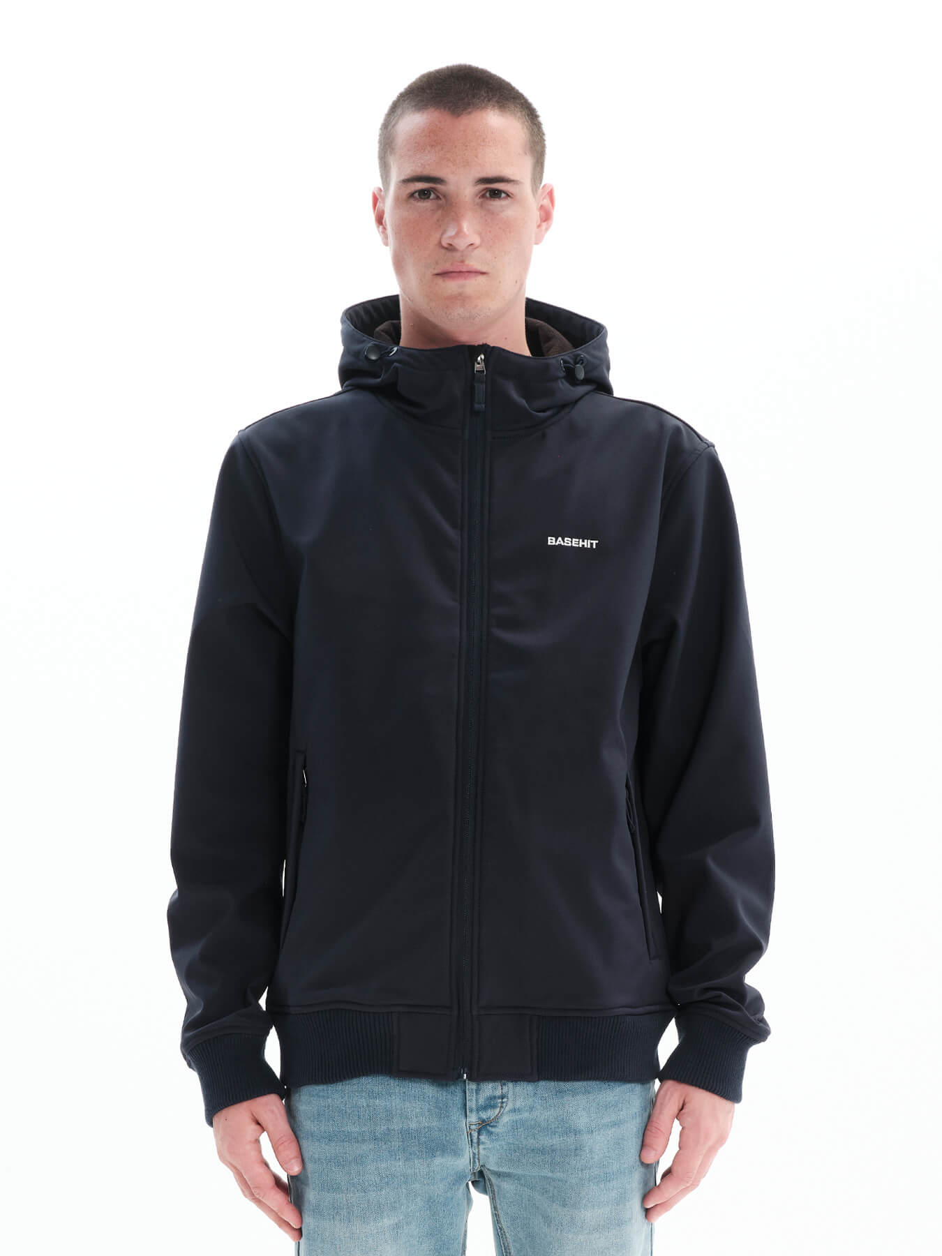 Men's Soft Shell Ribbed Jacket with Hood : 222.BM11.45 1