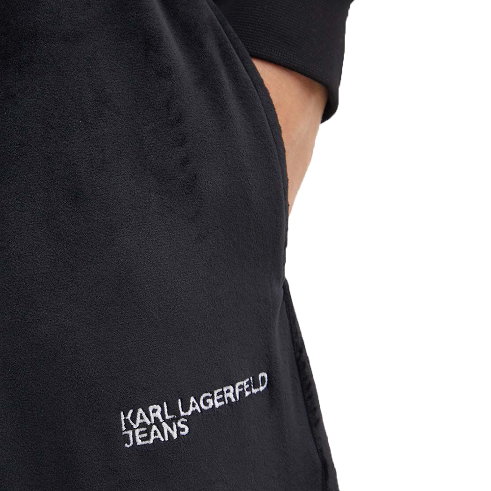 KARL LAGERFELD KLJ RELAXED VELOUR SWEAT PANT 245J1001 3