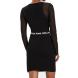 KARL LAGERFELD KLJ FITTED MESH MINI DRESS 245J1306 2