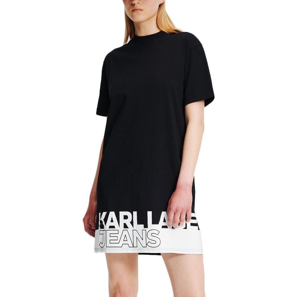 KARL LAGERFELD KLJ REGULAR LOGO TEE DRESS 245J1311 1