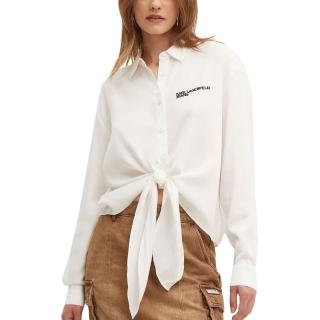 KARL LAGERFELD KLJ WOVEN WRAP SHIRT 245J1603