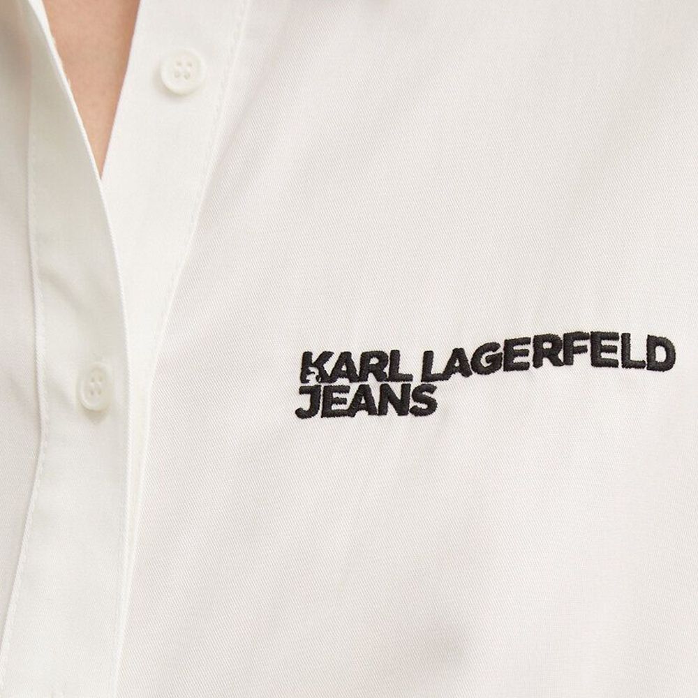 KARL LAGERFELD KLJ WOVEN WRAP SHIRT 245J1603 3