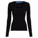 KARL LAGERFELD KLJ LSLV LOGO KNITTED TOP 246J2002 4