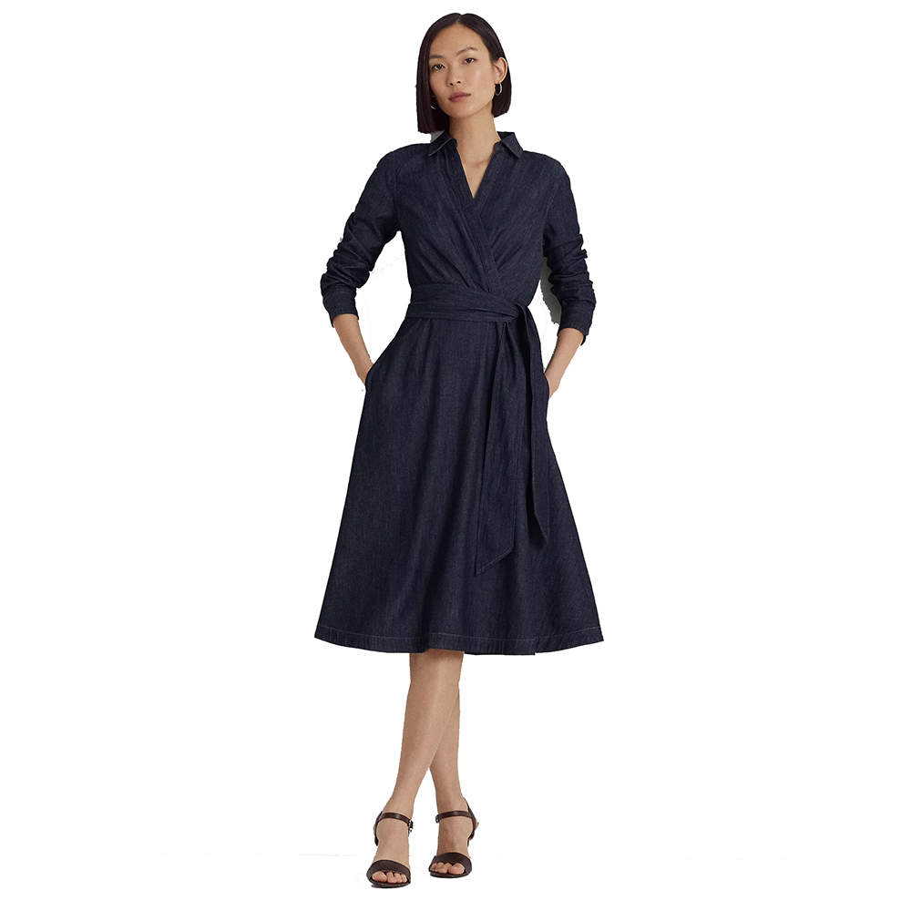 LAUREN RALPH LAUREN ROWELLA-LONG SLEEVE-DAY DRESS 250881851001 1
