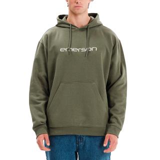 EMERSON Men's Logo Pullover Loose Fit Hoodie 252.EM20.06
