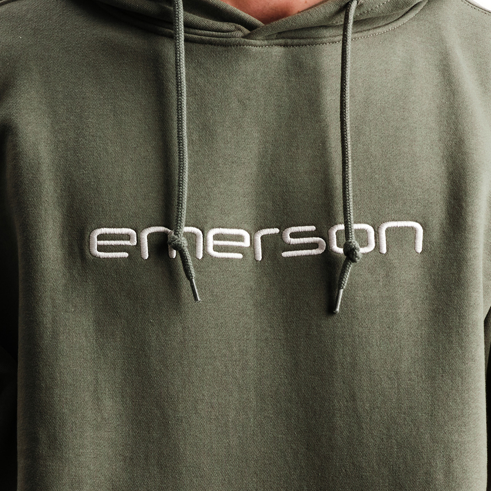 EMERSON Men's Logo Pullover Loose Fit Hoodie 252.EM20.06 3