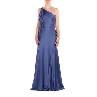 LAUREN RALPH LAUREN HAMMERED CHARM-GOWN W/ TRIM 253909454012
