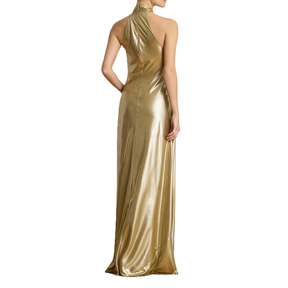 RALPH LAUREN SILKY MTLC CHIFFON-WVN-DRESSES 253P13985 2