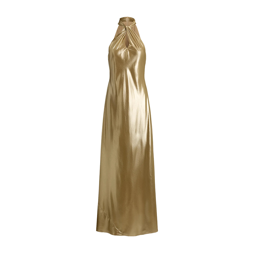 RALPH LAUREN SILKY MTLC CHIFFON-WVN-DRESSES 253P13985 4