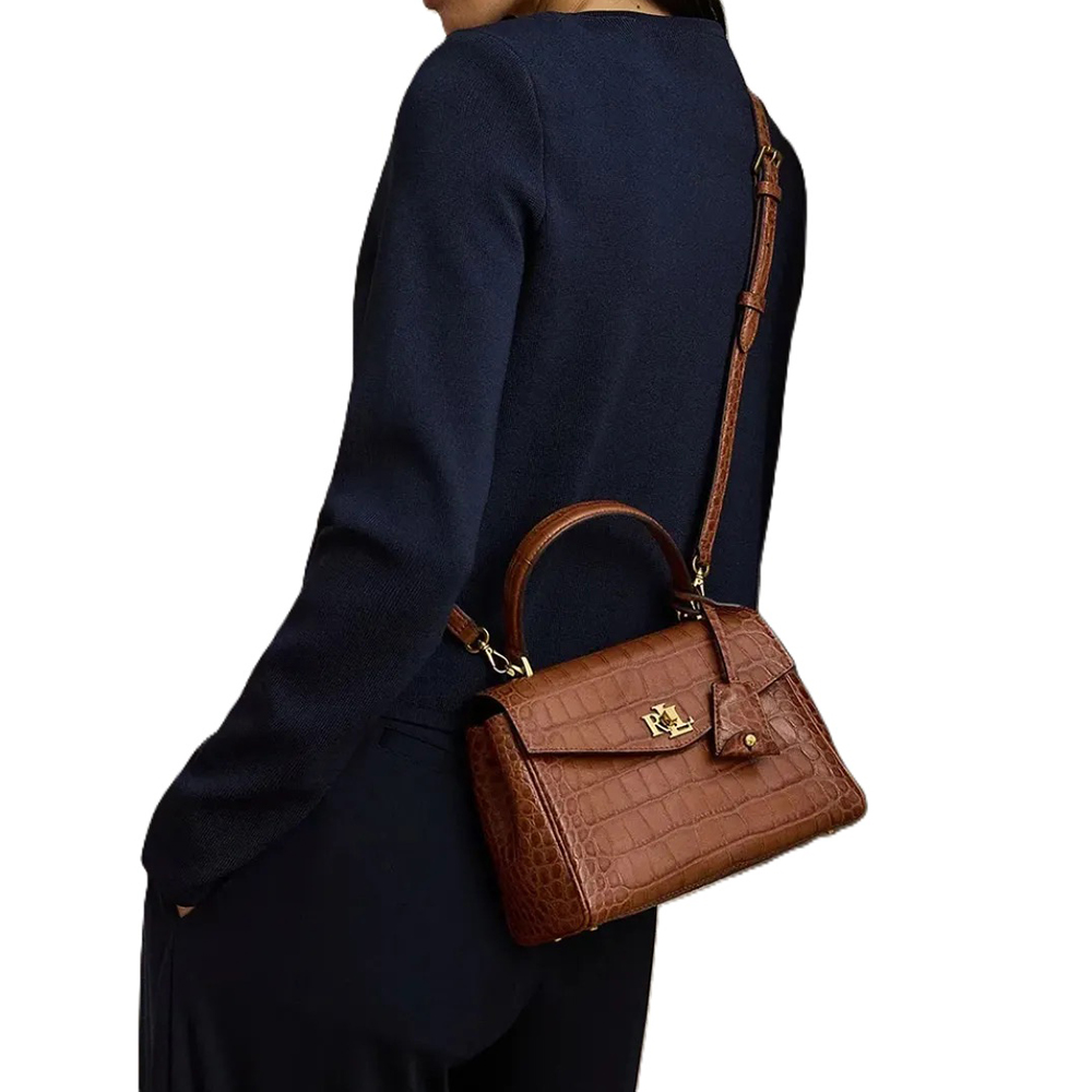 RALPH LAUREN FARRH SM SFT-SATCHEL-SMALL 431P15617003 5