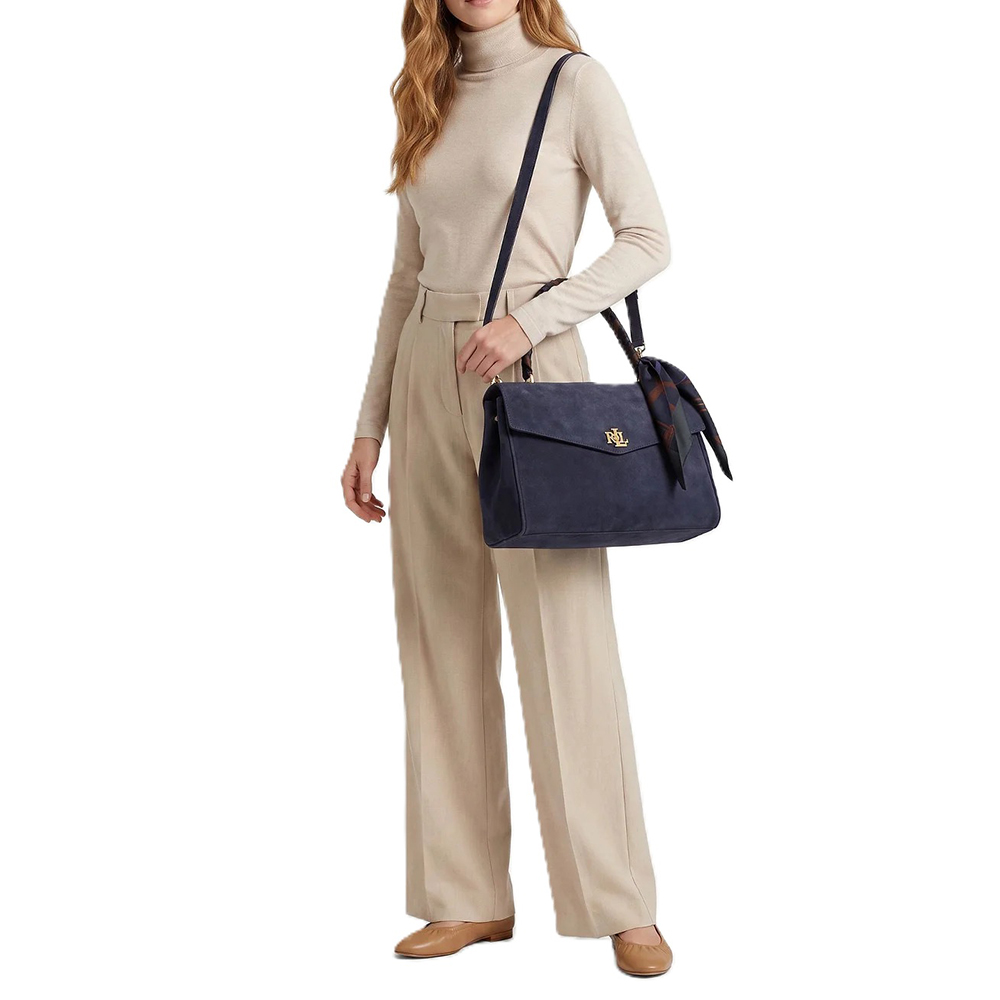 RALPH LAUREN FARRAH SOFT-SATCHEL-MEDIUM 431P18402003 5